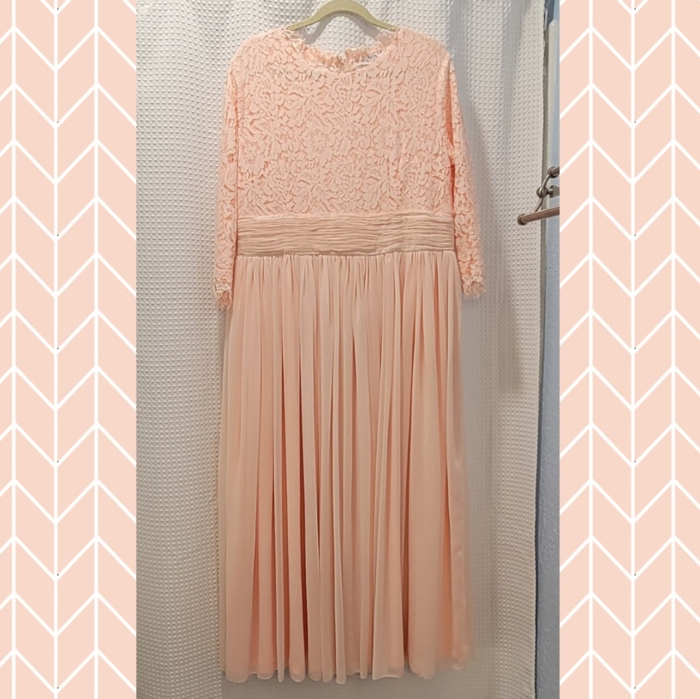 Dainty Jewells Exquisite English Manor Dress Blush Color